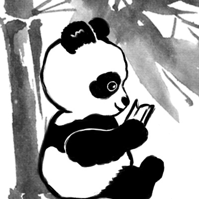 Panda Keith vom Bambusblatt als Platzhalter für Teddybär Colin (Copyright: Das Bambusblatt)