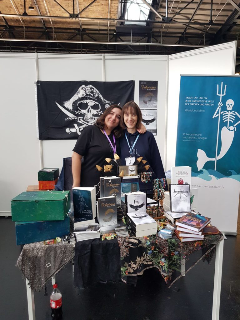 Der Bambusblatt-Stand auf der BuchBerlin 2022 (Copyright: Das Bambusblatt)